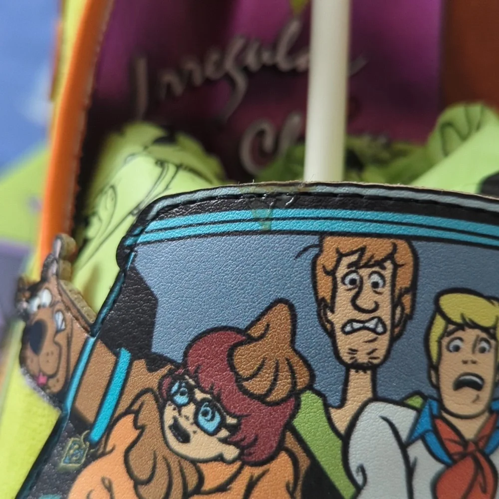 Irregular Choice Scooby-Doo Heels in Purple, Yellow, and Teal - Picture 5 of 6